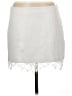 Alice + Olivia 100% Polyurethane Silver Ivory Formal Skirt Size 6 - photo 1