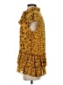 Nicole Miller Collection 100% Polyester Animal Print Yellow Sleeveless Blouse Size S - photo 5