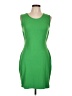 Say What? Solid Green Cocktail Dress Size L - photo 1