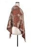 Unbranded Paisley Brown Poncho Size 0X (estimated) - photo 4