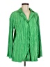 Unbranded 100% Polyester Green Long Sleeve Blouse Size M - photo 1