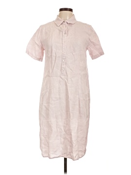 knee length dresses for ladies Magashoni Linen Dress, Blush Womens Size L main image 1