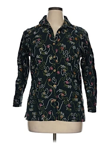 Life Style 3/4 Sleeve Blouse (view 1)