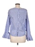 JOA Blue Long Sleeve Blouse Size M - photo 2