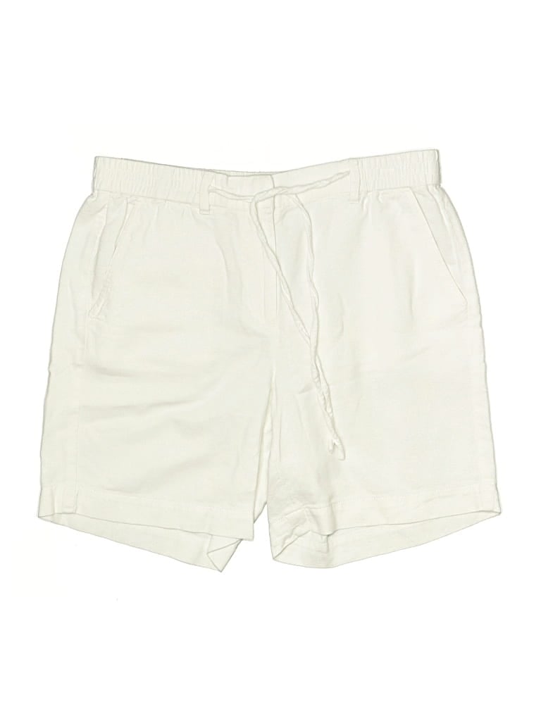 Pre-owned Talbots Khaki Shorts In White