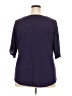 Perseption Concept Purple 3/4 Sleeve Blouse Size 2X - photo 2