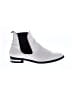 Freda Gray White Ankle Boots Size 8 1/2 - photo 1