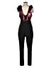 Harlyn Metallic Black Jumpsuit Size M - photo 2