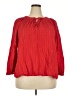 Old Navy Red 3/4 Sleeve Blouse Size XL - photo 1