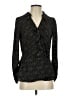 CAbi 100% Polyester Polka Dots Black Long Sleeve Blouse Size XS - photo 1