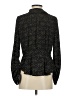 CAbi 100% Polyester Polka Dots Black Long Sleeve Blouse Size XS - photo 2