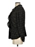 CAbi 100% Polyester Polka Dots Black Long Sleeve Blouse Size XS - photo 5