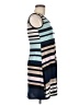 MSK Stripes Blue Casual Dress Size M (estimated) - photo 4