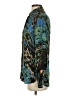 Ottod'Ame Animal Print Green Long Sleeve Blouse Size 2 - photo 5