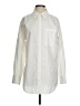 Open Edit 100% Cotton Ivory White Long Sleeve Button-Down Shirt Size XS - photo 1