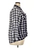Cato 100% Rayon Plaid Gray Long Sleeve Button-Down Shirt Size 18/20W - photo 4