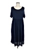 Bombom Solid Blue Casual Dress Size M (estimated) - photo 1