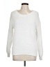 Miracle Solid White Pullover Sweater Size L - photo 1
