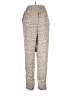 H&M Conscious 100% Polyester Animal Print Gold Casual Pants Size 8 - photo 2