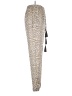 H&M Conscious 100% Polyester Animal Print Gold Casual Pants Size 8 - photo 4