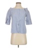 Etam Weekend Blue 3/4 Sleeve Blouse Size EU 34 / US 4 - photo 1