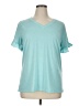 Unbranded Teal Short Sleeve Top Size XL - photo 1