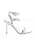 Steve Madden Silver Heels Size 9 - photo 1