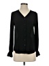 T Tahari 100% Polyester Black Long Sleeve Blouse Size XS - photo 1