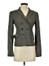 Theory Chevron-herringbone Gray Blazer Size 2 - photo 1