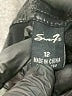 Seven7 100% Spandex Metallic Black Casual Pants Size 12 - photo 5