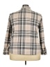 No Comment Plaid Tan Long Sleeve Button-Down Shirt Size 3X - photo 2