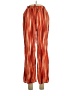 Assorted Brands 100% Rayon Stripes Orange Casual Pants Size L - photo 1