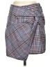 Parker Plaid Gray Casual Skirt Size 2 - photo 1