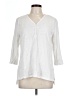 Chico's Ivory 3/4 Sleeve Blouse Size Lg (2) - photo 1