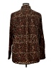 Nine West 100% Polyester Animal Print Brown Long Sleeve Blouse Size XL - photo 2