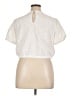 MICHAEL Michael Kors Ivory Short Sleeve Top Size XL - photo 2