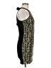 Olive Tree 100% Polyester Metallic Gold Cocktail Dress Size M - photo 4