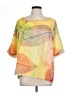 Unbranded Yellow 3/4 Sleeve Blouse Size L (estimated) - photo 1
