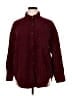 Unbranded 100% Polyester Burgundy Long Sleeve Blouse Size XL - photo 1