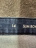 CALVIN KLEIN JEANS Solid Blue Jeans Size 14 - photo 8