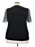 Beacon 100% Polyester Black Short Sleeve Top Size 3X - photo 2