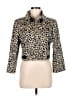Grace Animal Print Gold Jacket Size 8 - photo 1