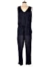 Zara Basic Solid Blue Jumpsuit Size L - photo 1