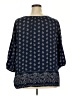 Catherines 100% Rayon Blue 3/4 Sleeve Blouse Size 2X - photo 2