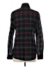 J. McLaughlin Plaid Black Long Sleeve Button-Down Shirt Size S - photo 2