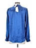 L'Agence Blue Long Sleeve Blouse Size XS (0) - photo 2