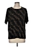 Notations Black Short Sleeve Top Size M (estimated) - photo 1