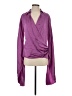 SIMKHAI 100% Polyester Purple Long Sleeve Blouse Size 4 - photo 1