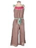 Lilka Color Block Brown Jumpsuit Size S - photo 1