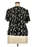 Maurices 100% Rayon Black Short Sleeve Blouse Size XXL - photo 2